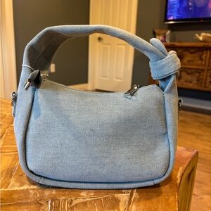 Urban Expressions Light Blue Shoulder Bag - with extra link chain- NEW WITH TAGS